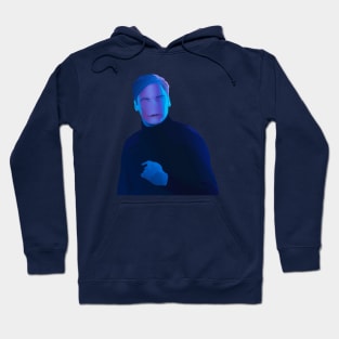 baron zemo dancing neon blue violet Hoodie